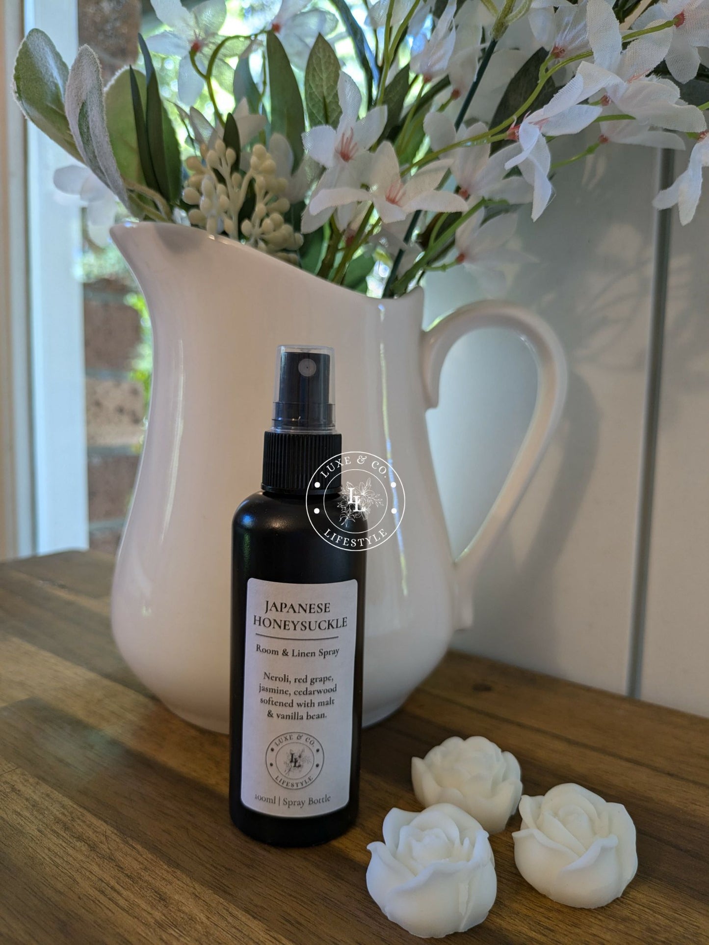 100ml Premium Fragrant Room & Linen Spray - JAPANESE HONEYSUCKLE