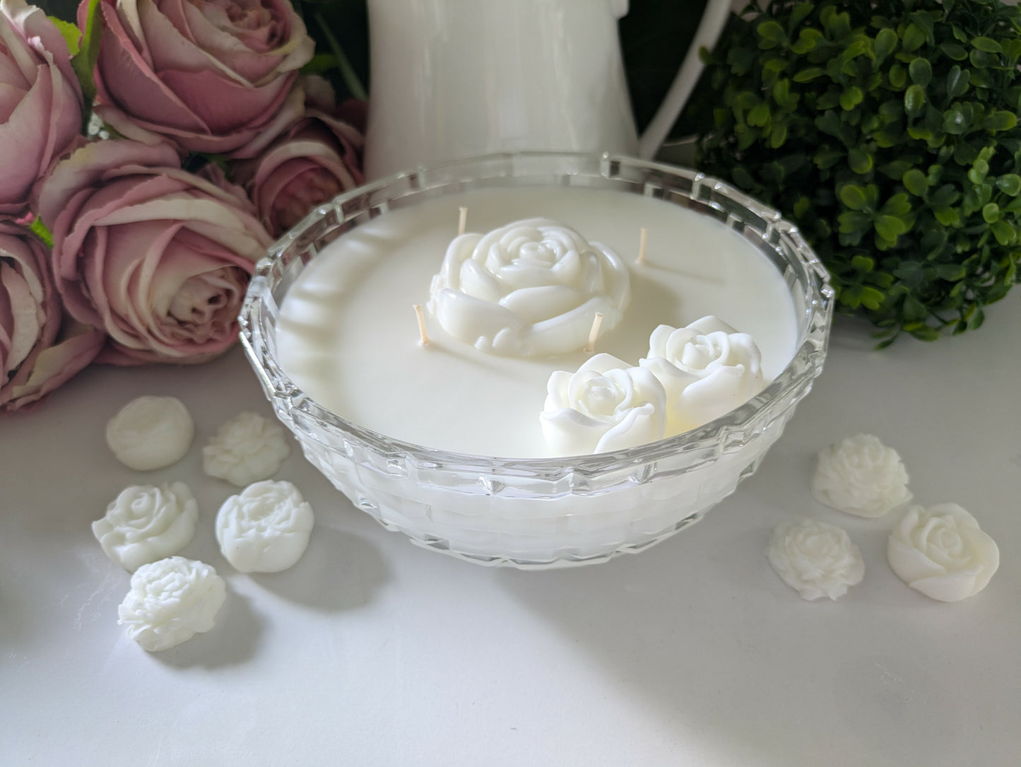 Round Cut Glass - Bergamot & White Patchouli | 1ltr