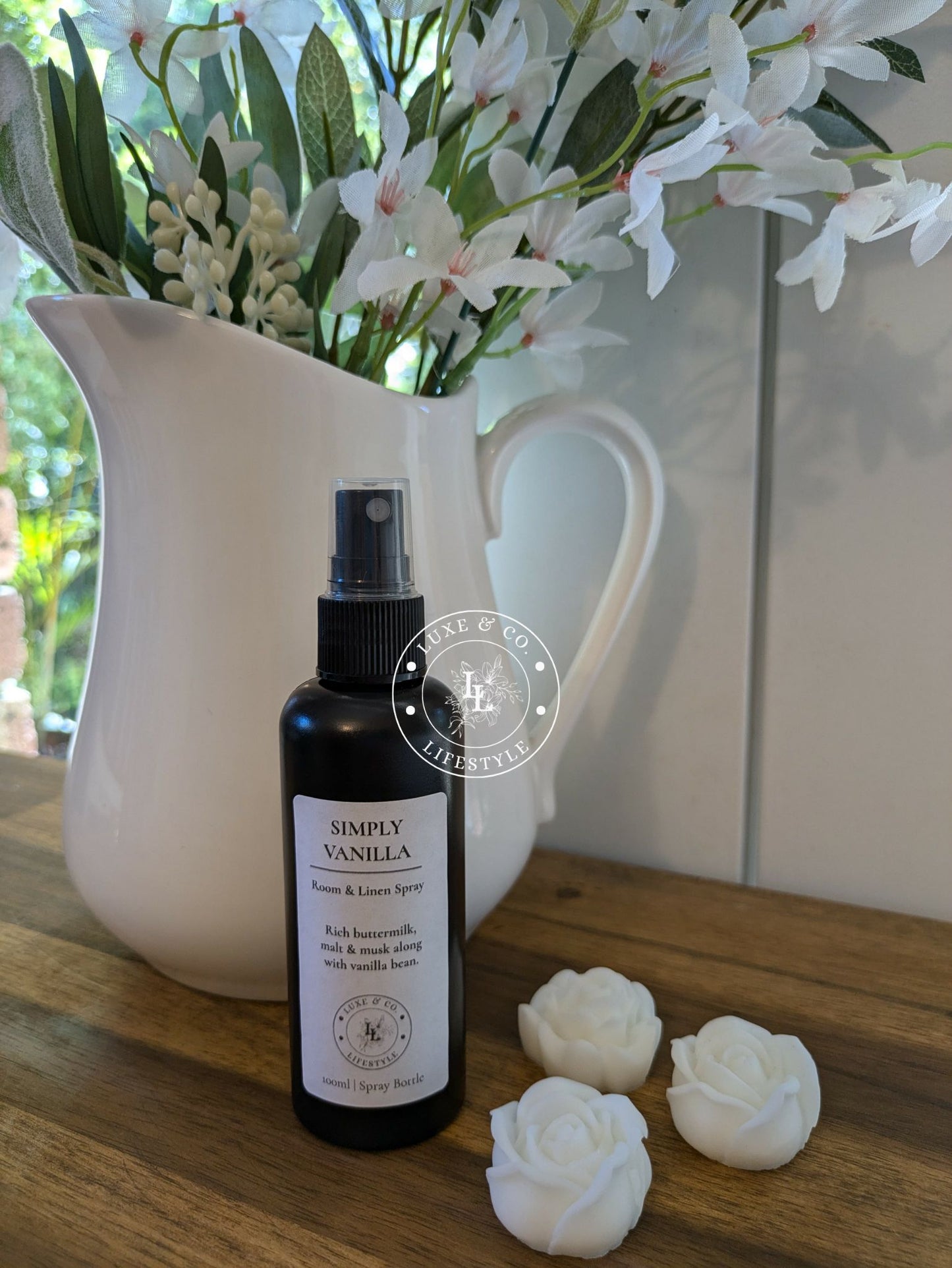 100ml Premium Fragrant Room & Linen Spray - SIMPLY VANILLA