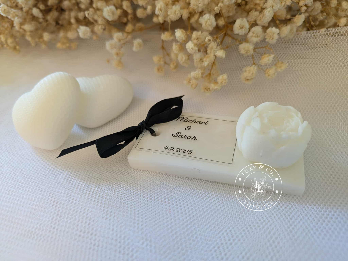 Personlised Ribboned Floral Block