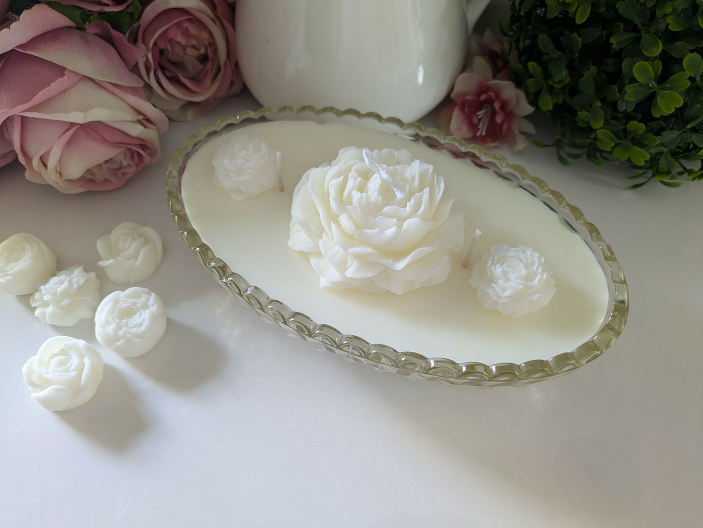 Oval Cut Glass  - Jasmine | 500ml