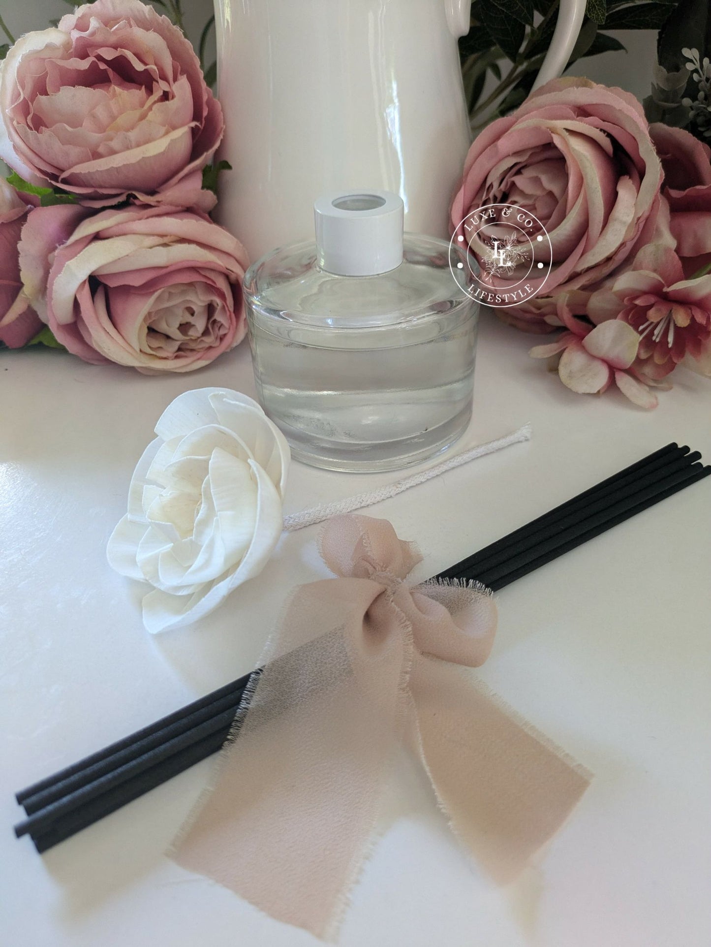 200ml Luxe Glass Diffuser  - JAPANESE HONEYSUCKLE