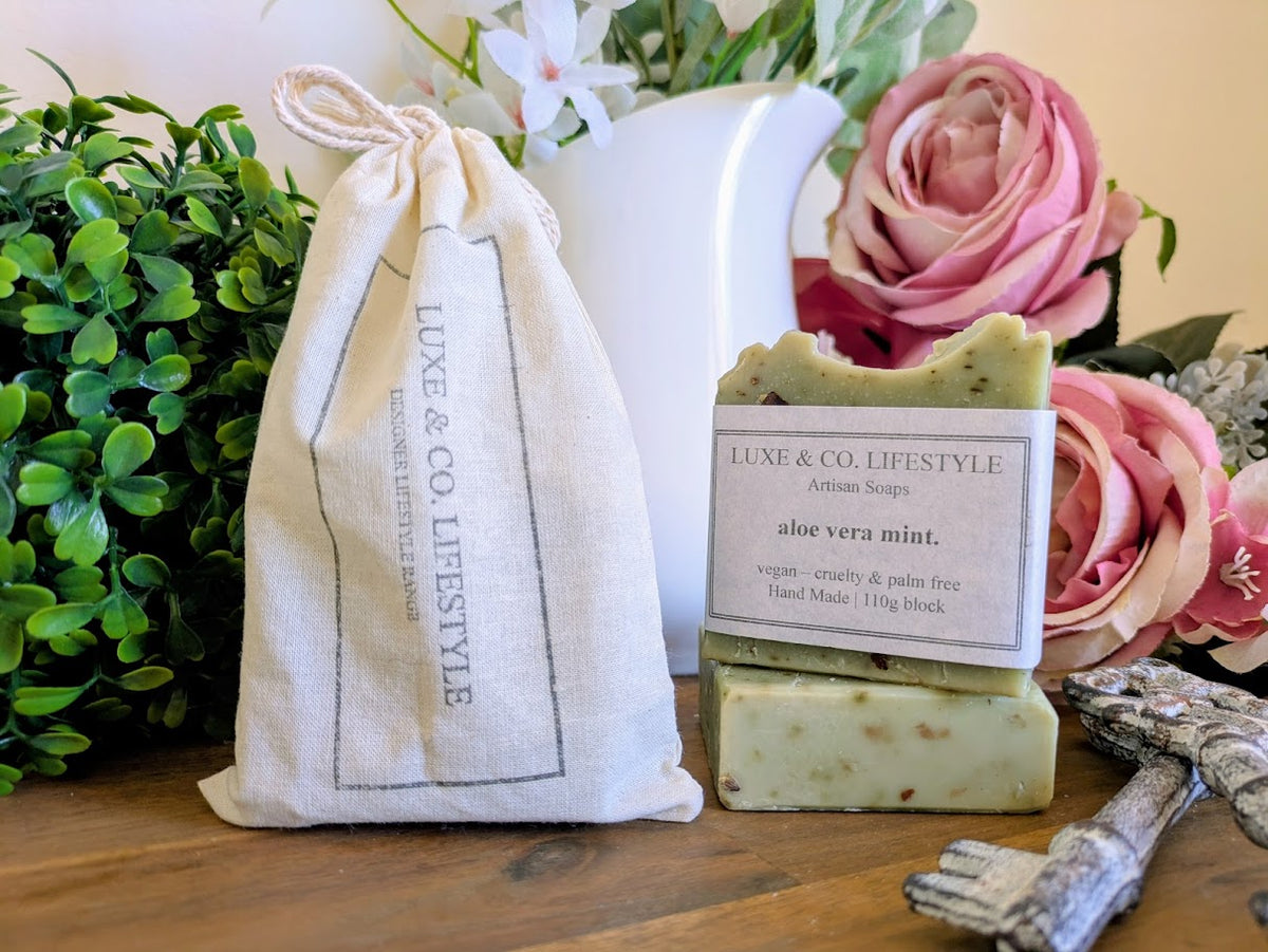 Aloe Vera Mint Handmade Soap