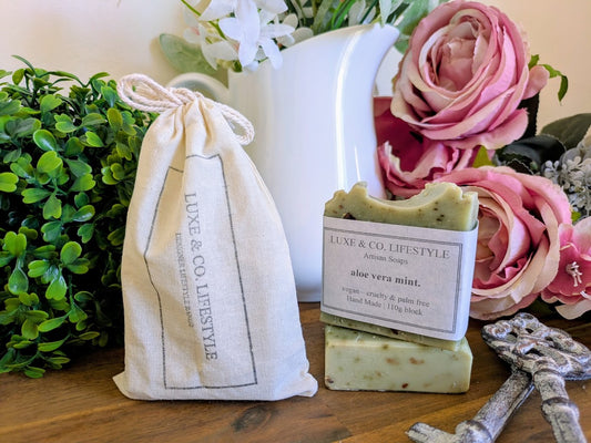 Aloe Vera Mint Handmade Soap