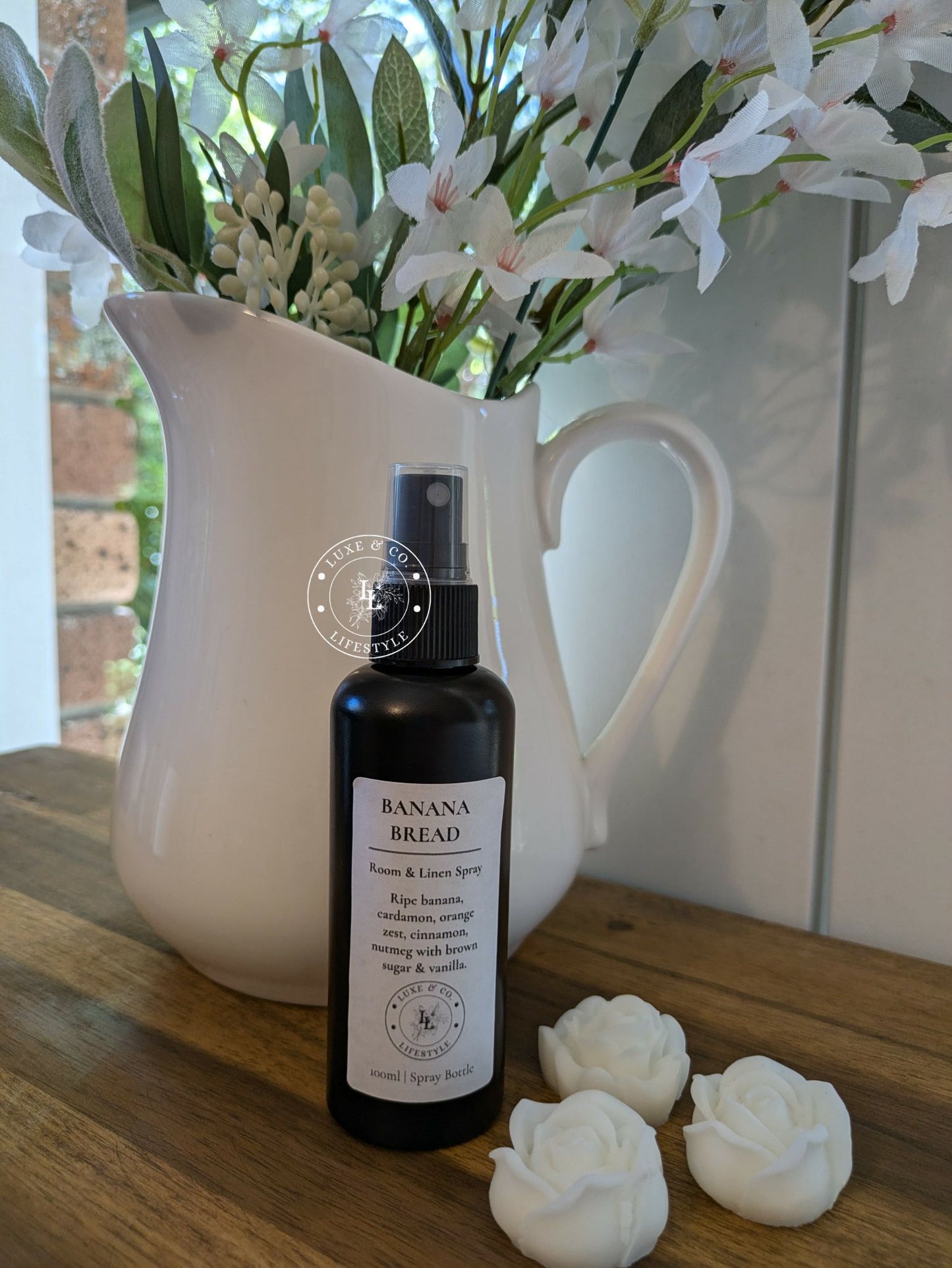100ml Premium Fragrant Room & Linen Spray - BANANA BREAD