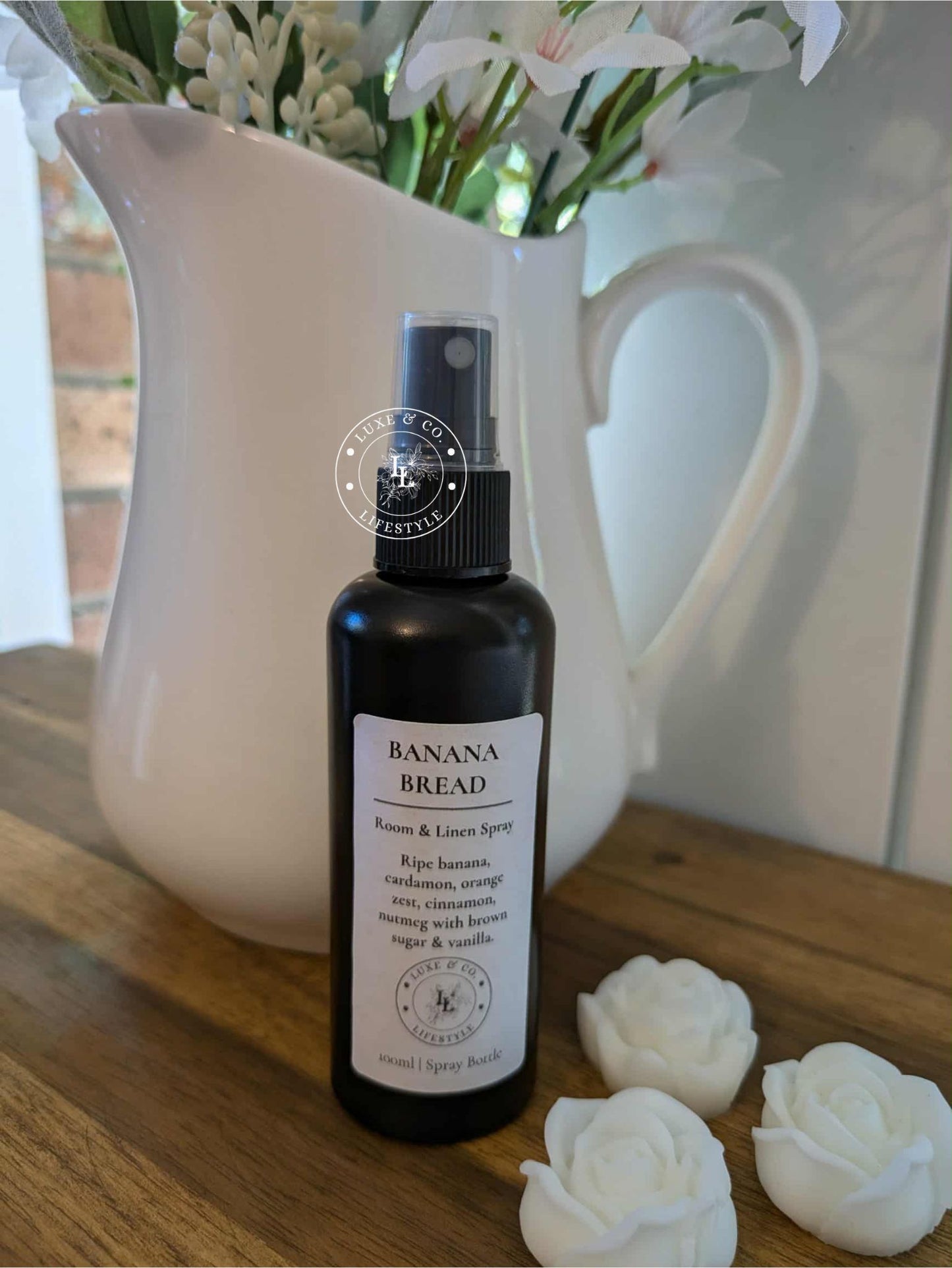100ml Premium Fragrant Room & Linen Spray - BANANA BREAD