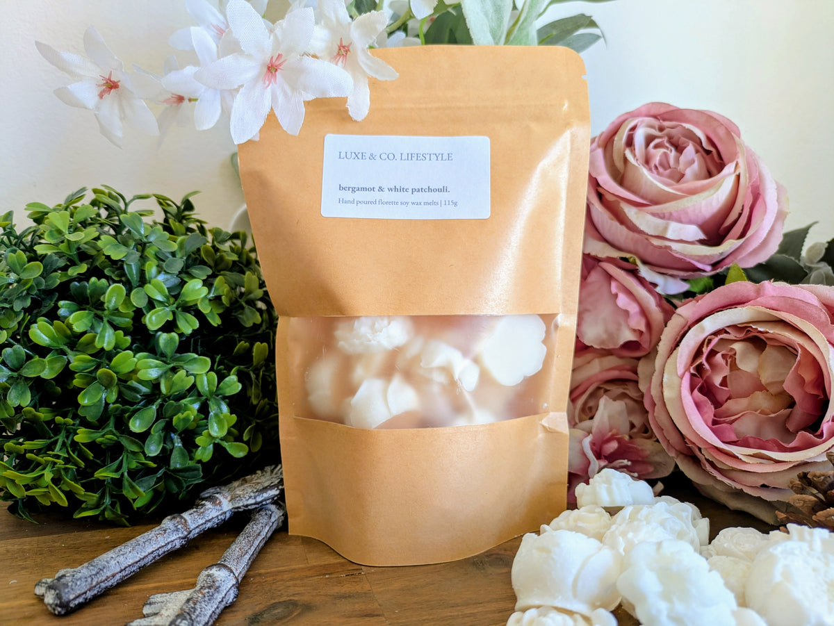 Bergamot & White Patchouli Florette Soy Wax Melts 115g