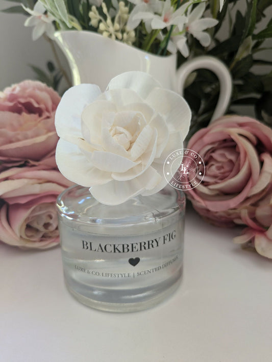 200ml Luxe Glass Diffuser  - BLACKBERRY FIG