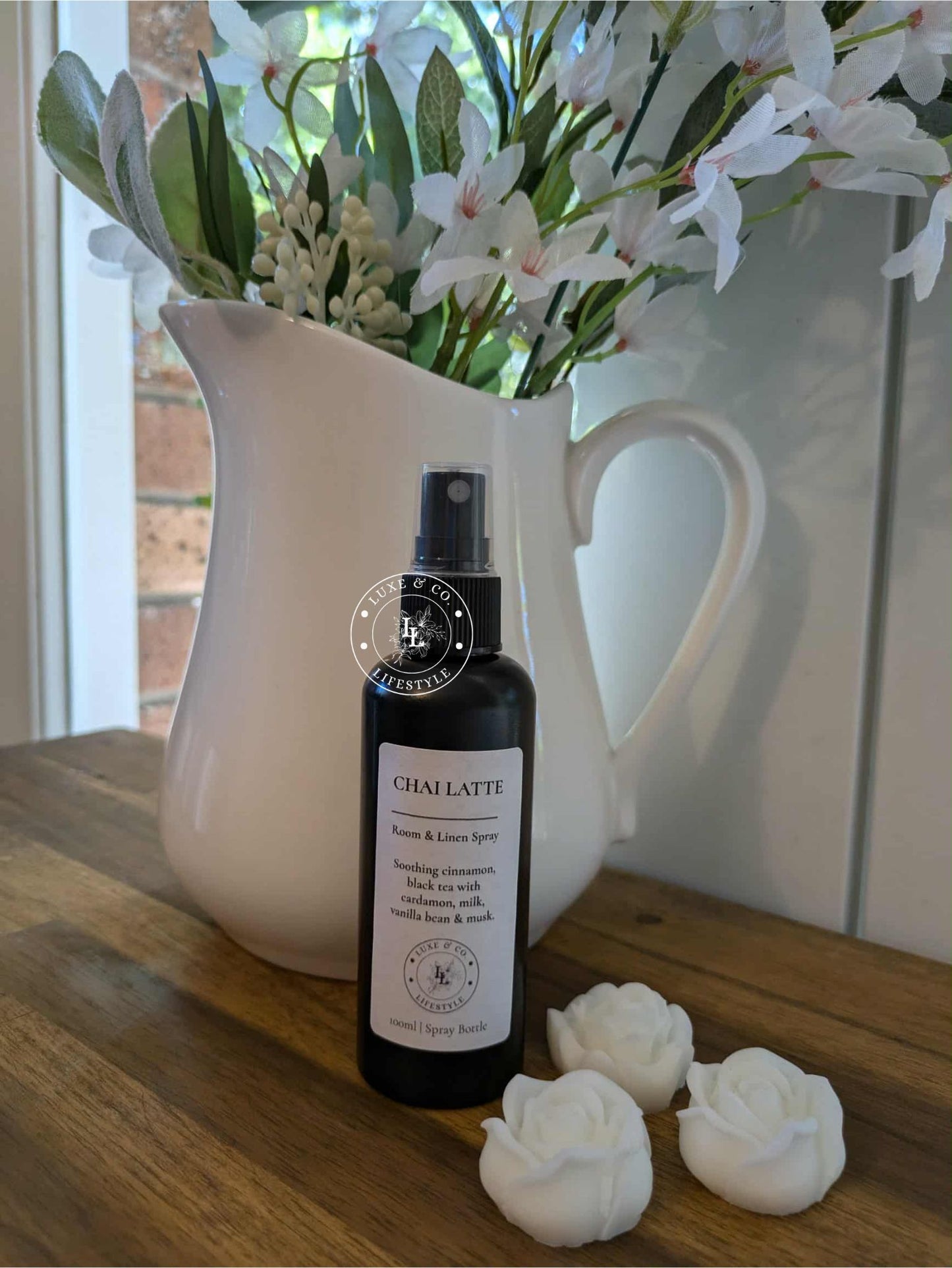 100ml Premium Fragrant Room & Linen Spray - CHAI LATTE
