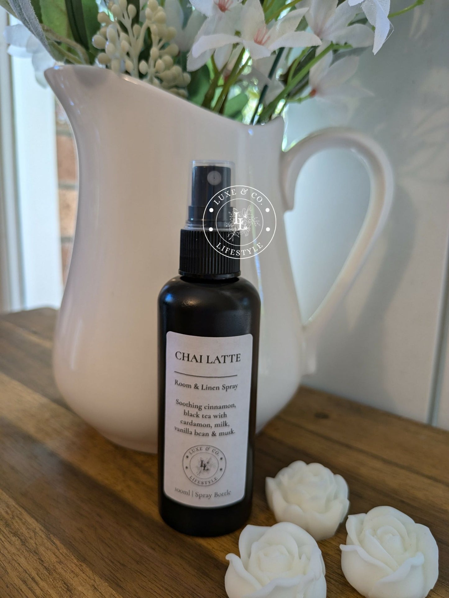 100ml Premium Fragrant Room & Linen Spray - CHAI LATTE