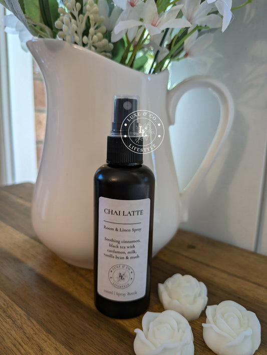 100ml Premium Fragrant Room & Linen Spray - CHAI LATTE