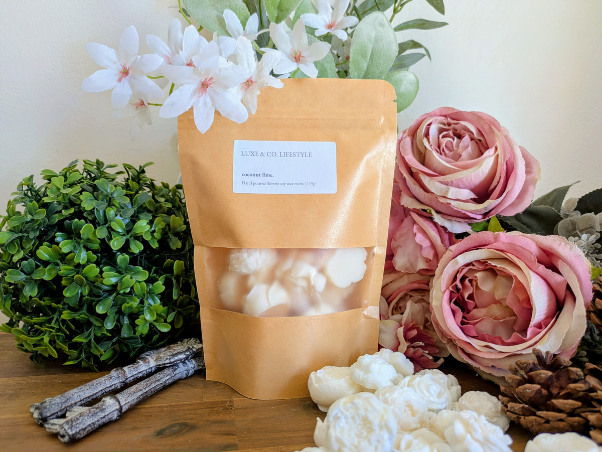 Coconut Lime Florette Soy Wax Melts 115g