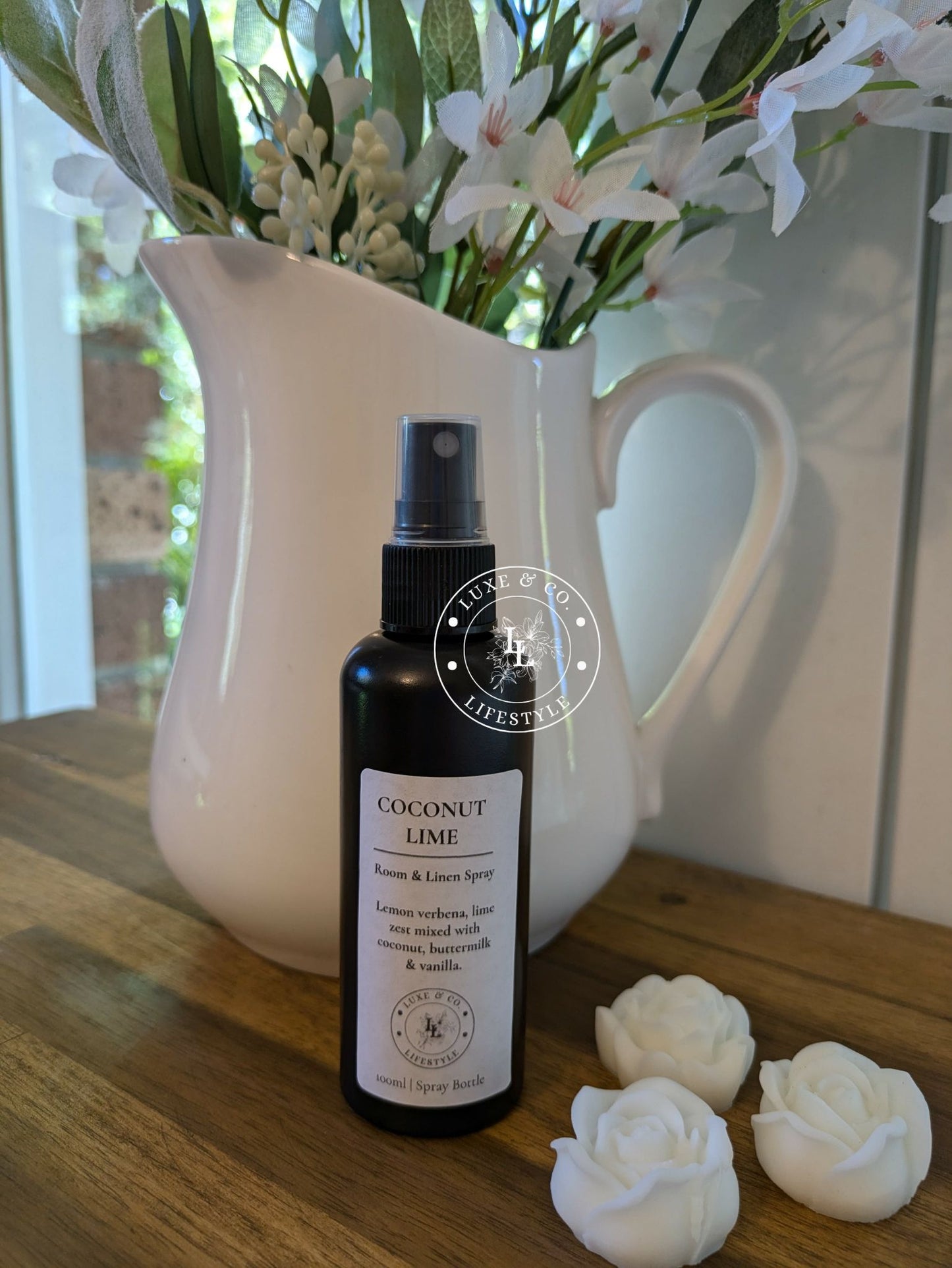 100ml Premium Fragrant Room & Linen Spray - COCONUT LIME