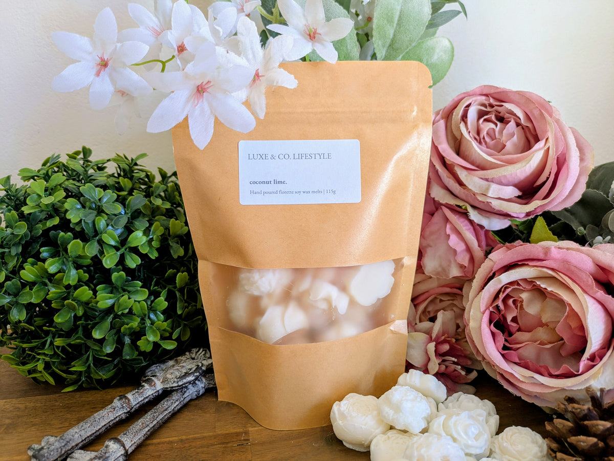 Coconut Lime Florette Soy Wax Melts 115g