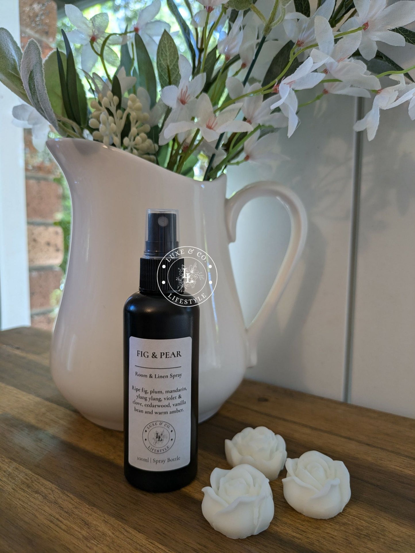 100ml Premium Fragrant Room & Linen Spray - FIG & PEAR