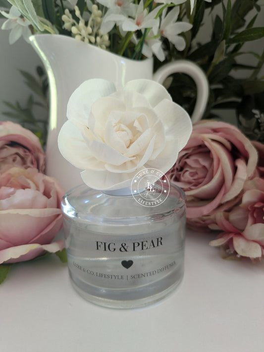 200ml Luxe Glass Diffuser  - FIG & PEAR