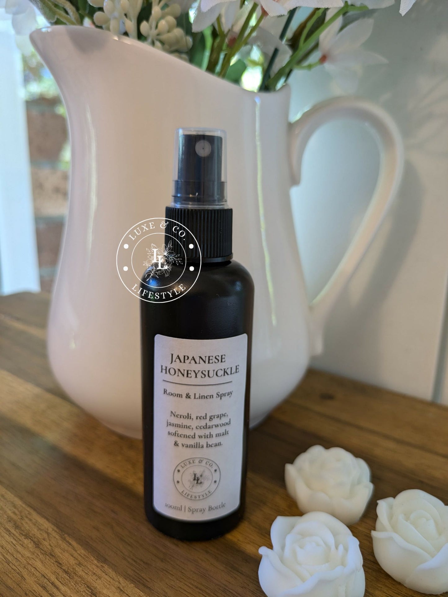 100ml Premium Fragrant Room & Linen Spray - JAPANESE HONEYSUCKLE