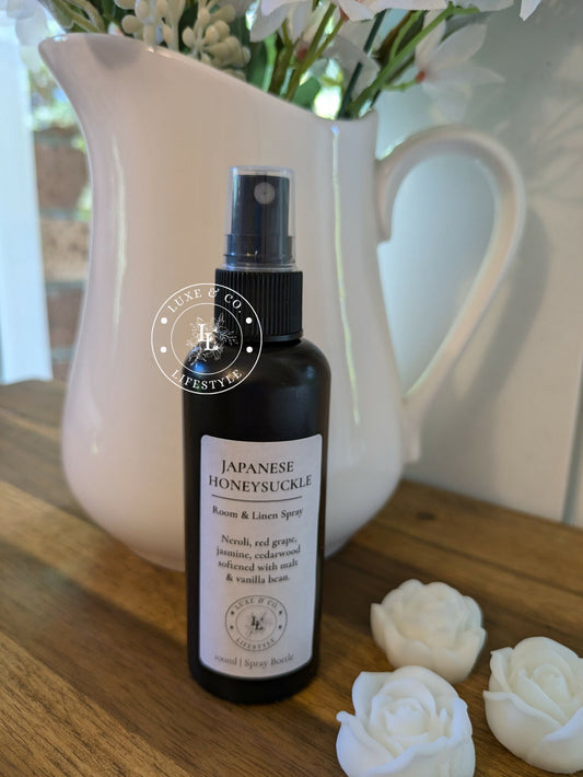 100ml Premium Fragrant Room & Linen Spray - JAPANESE HONEYSUCKLE