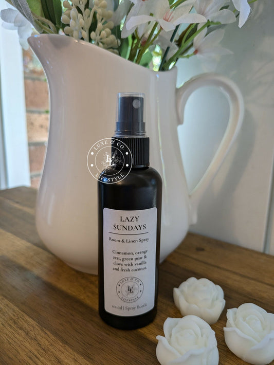 100ml Premium Fragrant Room & Linen Spray - LAZY SUNDAYS