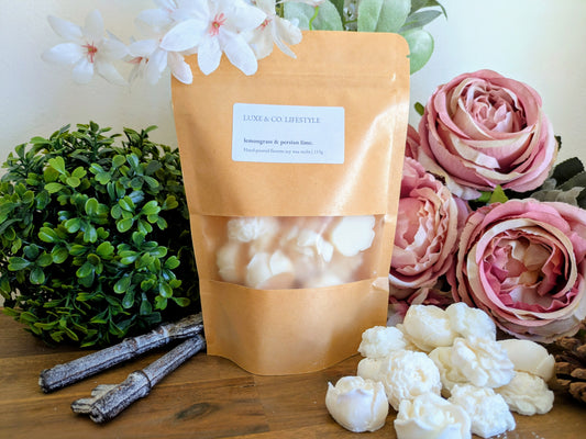 Lemongrass & Persian Lime Soy Wax Melts 115g