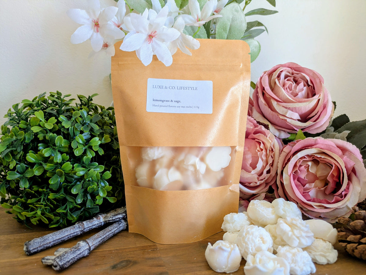 Lemongrass & Persian Lime Soy Wax Melts 115g