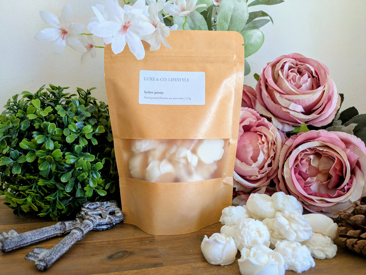 Lychee Peony Soy Wax Melts 115g