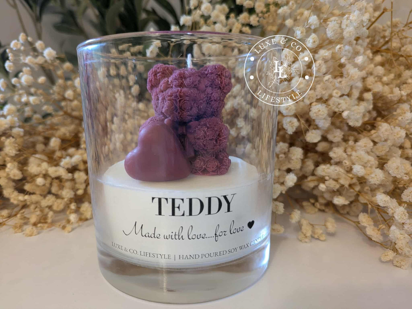 Abloom Teddy's - Burgundy