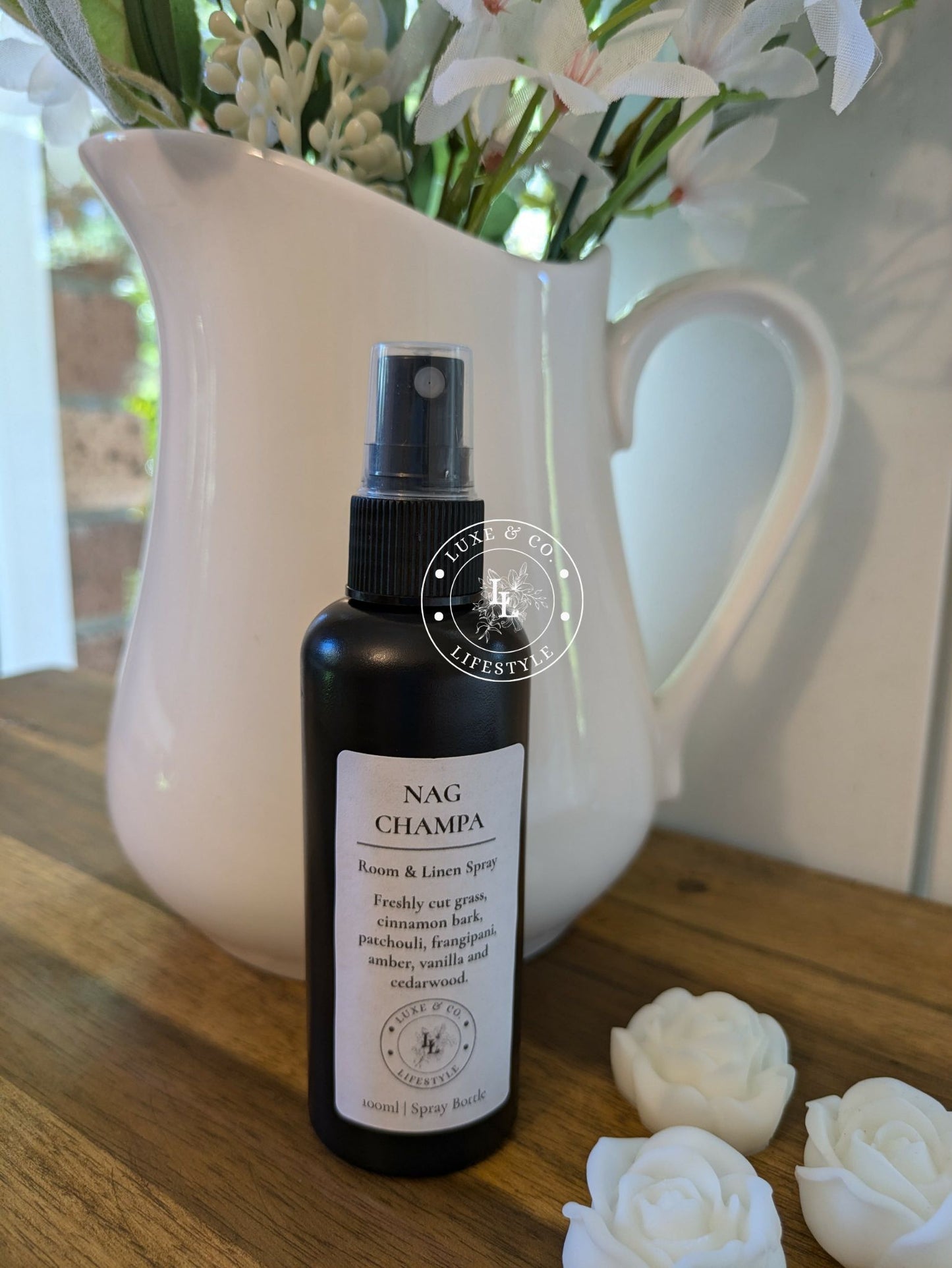 100ml Premium Fragrant Room & Linen Spray - NAG CHAMPA (Indian Incense)
