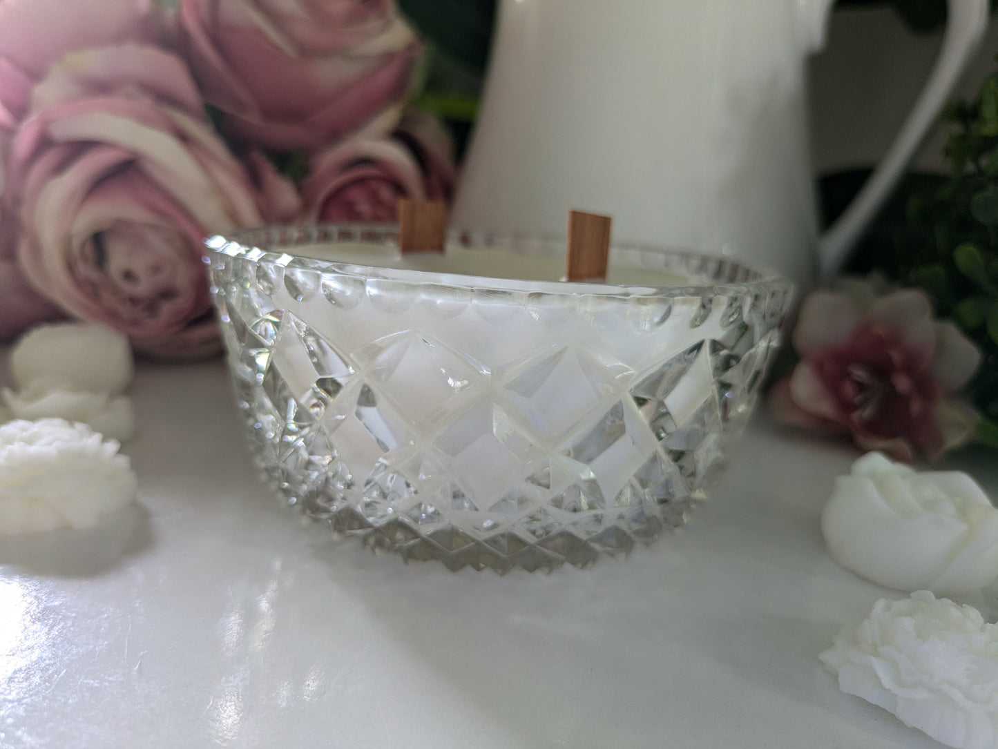 Round Cut Glass - Wood Sage & Sea Salt | 350ml