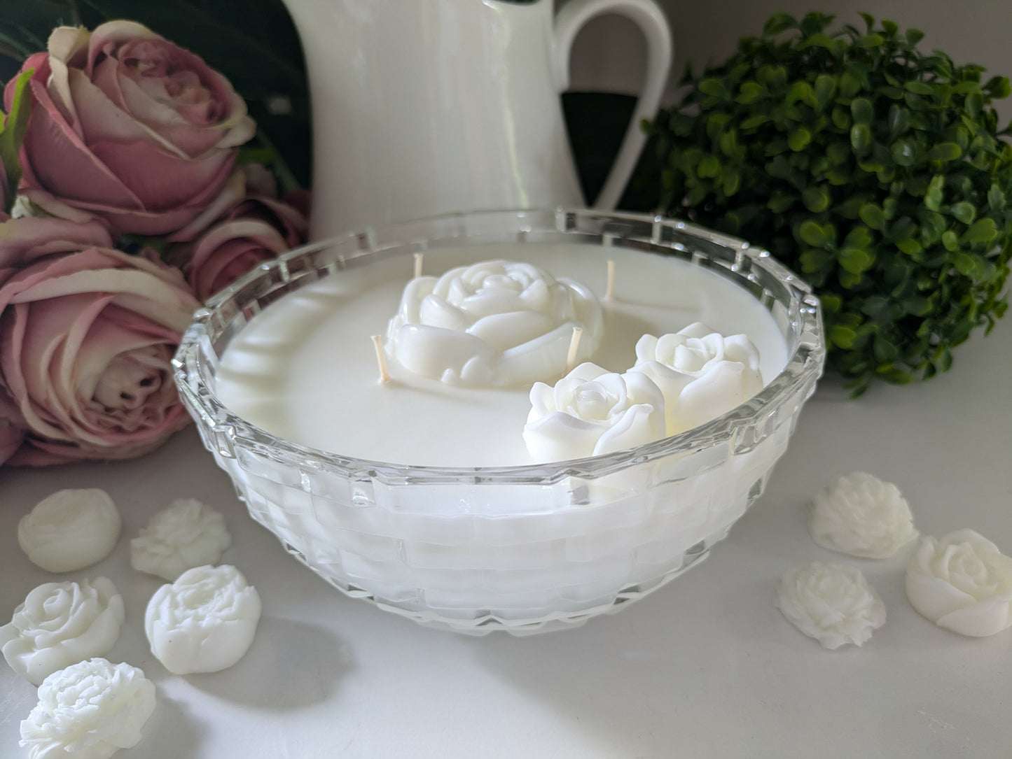 Round Cut Glass - Bergamot & White Patchouli | 1ltr