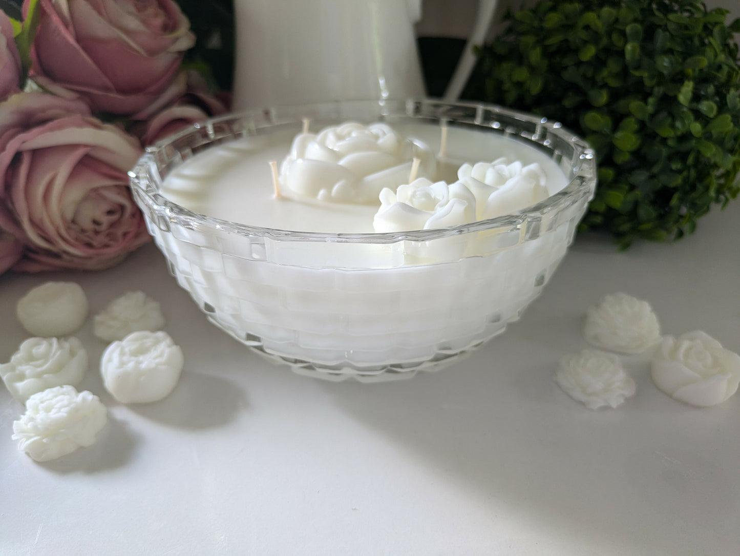 Round Cut Glass - Bergamot & White Patchouli | 1ltr