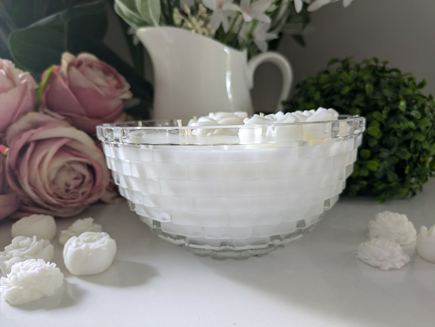 Round Cut Glass - Bergamot & White Patchouli | 1ltr