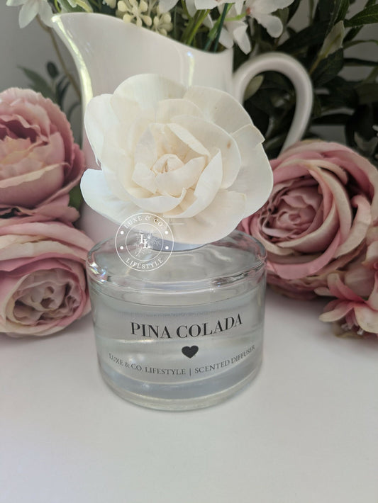 200ml Luxe Glass Diffuser  - PINA COLADA