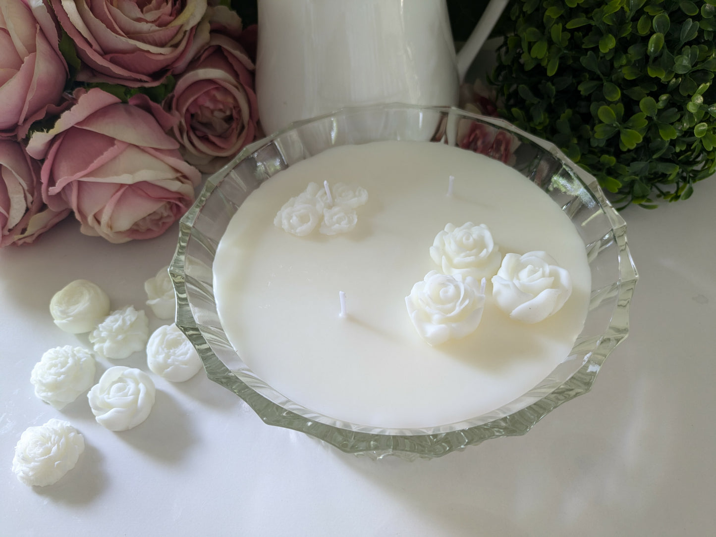 Round Cut Glass - Bergamot & White Patchouli | 1.2ltr