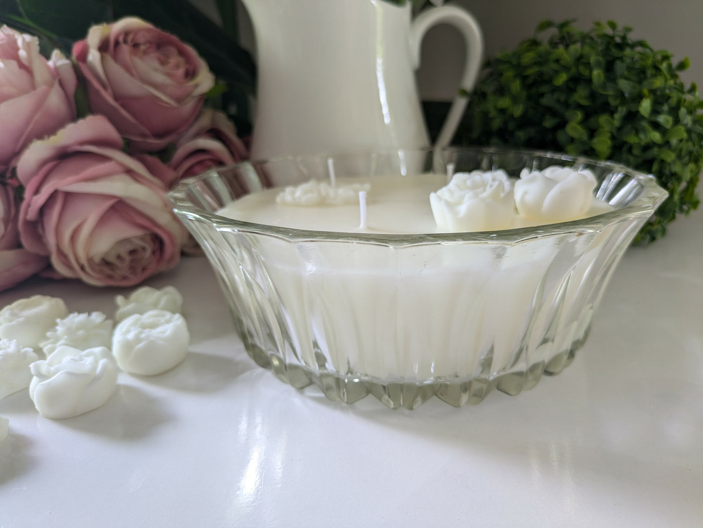 Round Cut Glass - Bergamot & White Patchouli | 1.2ltr