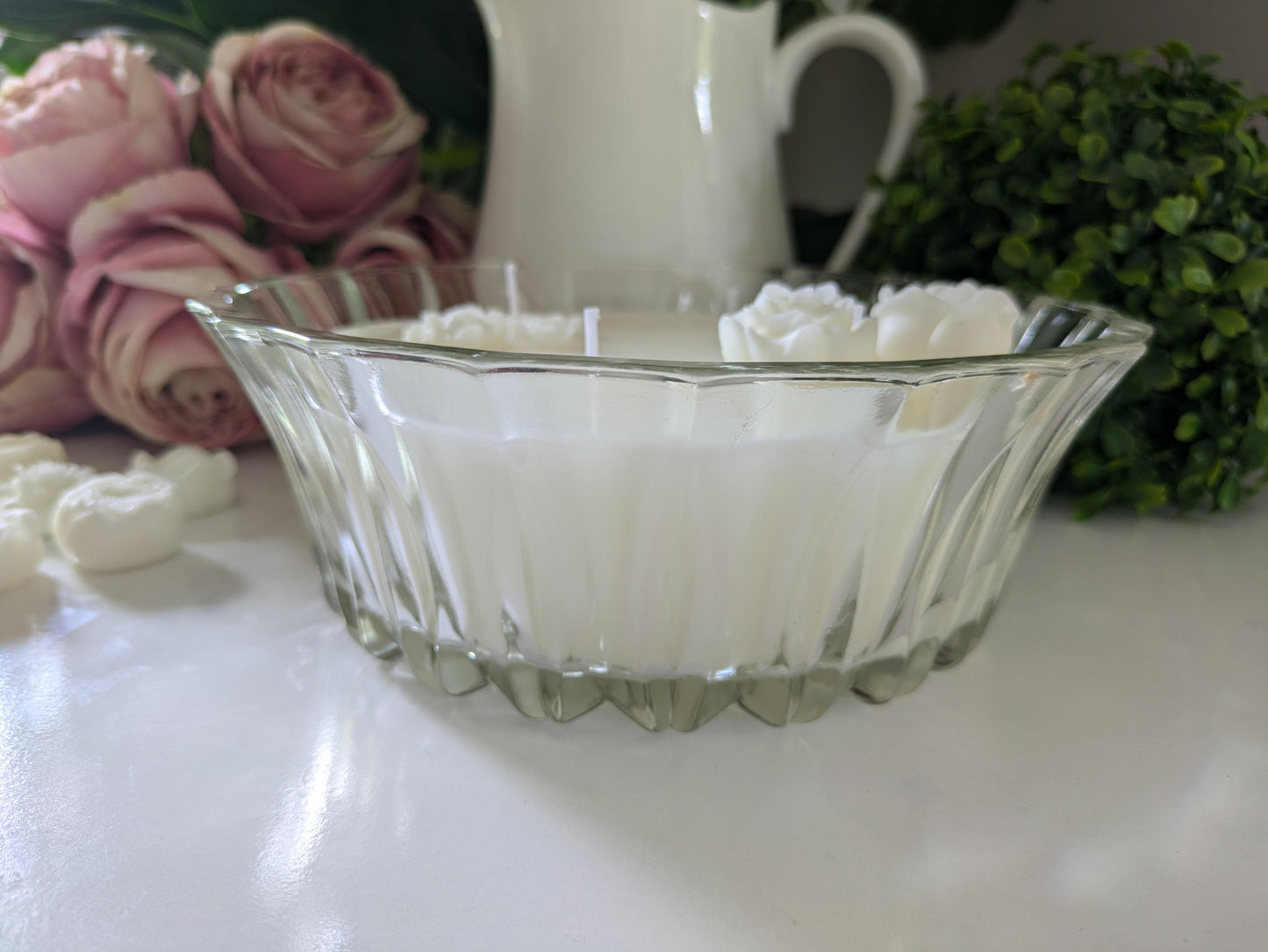 Round Cut Glass - Bergamot & White Patchouli | 1.2ltr