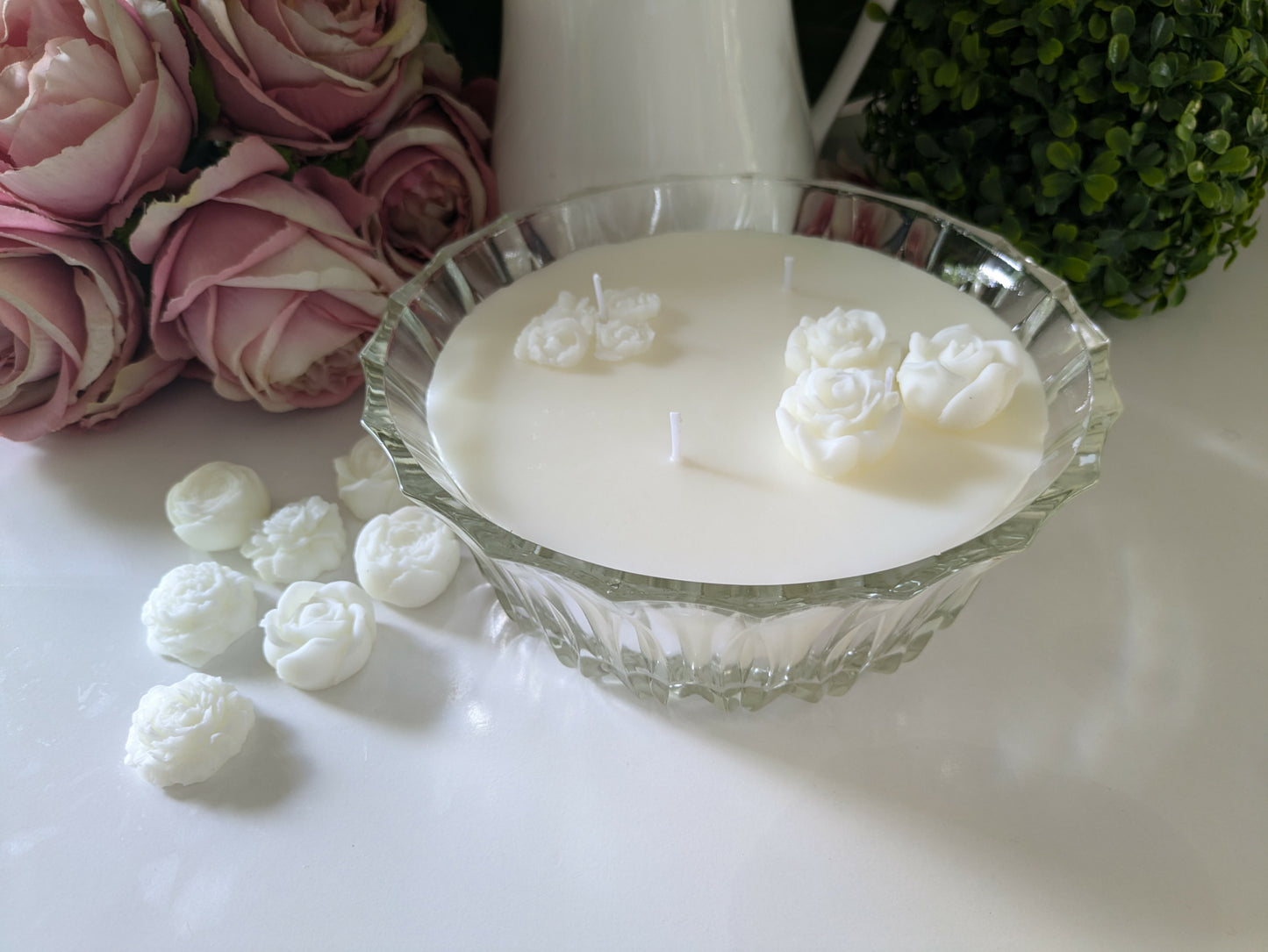 Round Cut Glass - Bergamot & White Patchouli | 1.2ltr