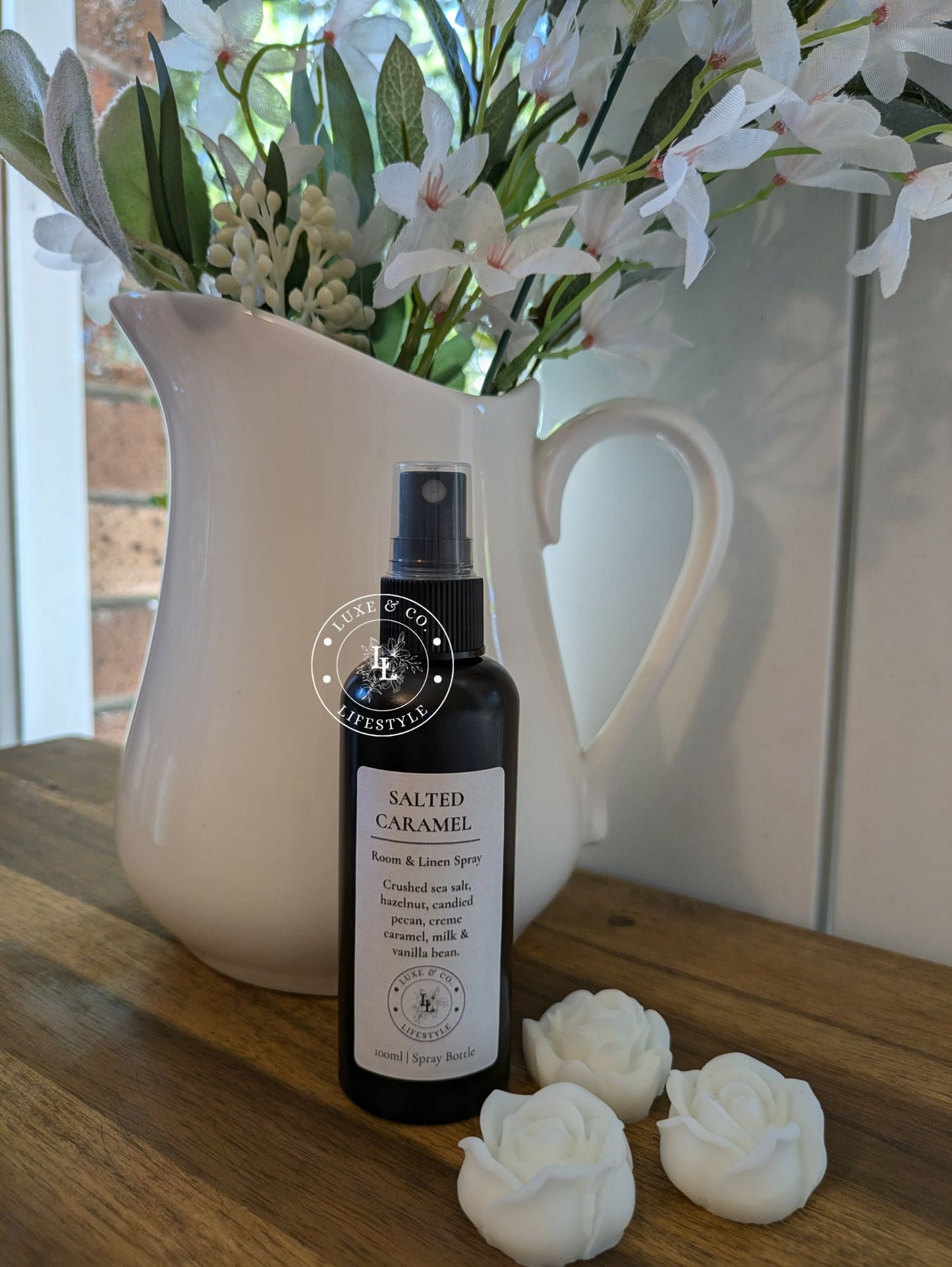 100ml Premium Fragrant Room & Linen Spray - SALTED CARAMEL