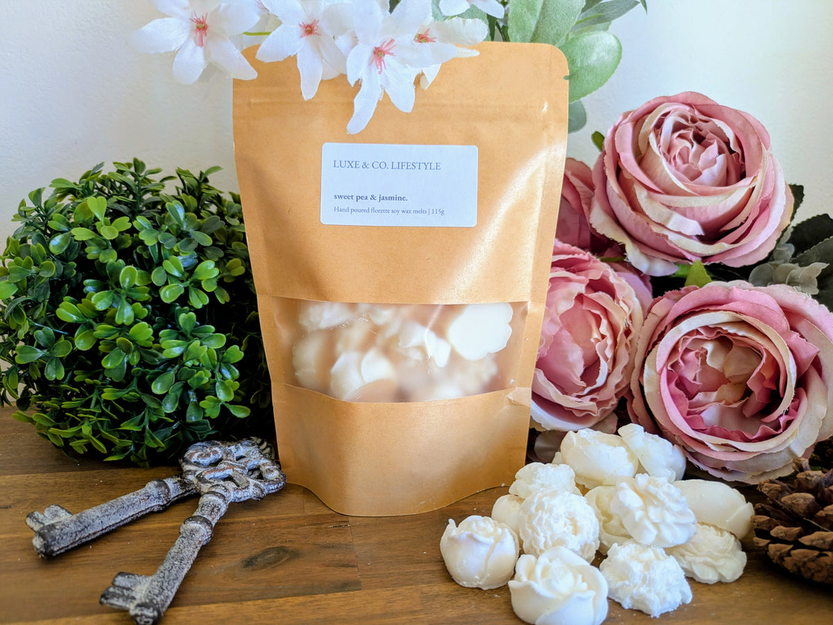 Sweet Pea & Jasmine Soy Wax Melts 115g