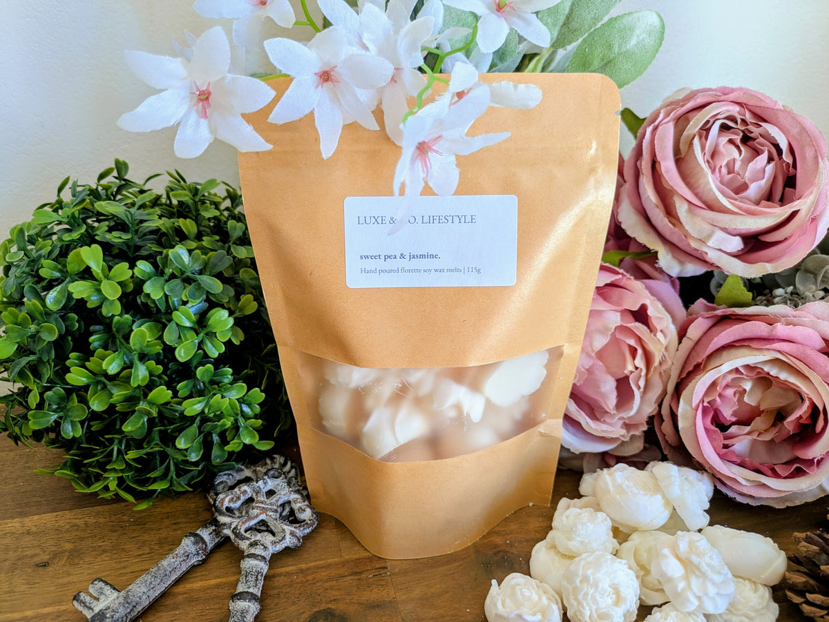 Sweet Pea & Jasmine Soy Wax Melts 115g