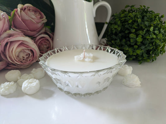 Round Cut Glass - Angel Wings | 500ml