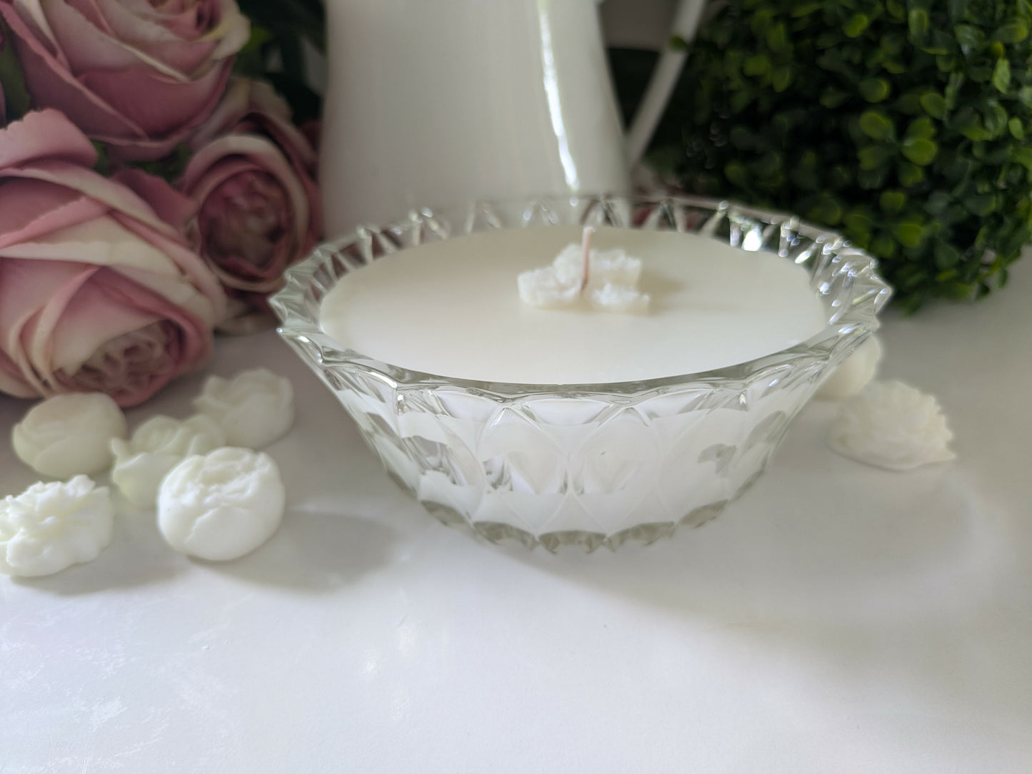 Round Cut Glass - Angel Wings | 500ml