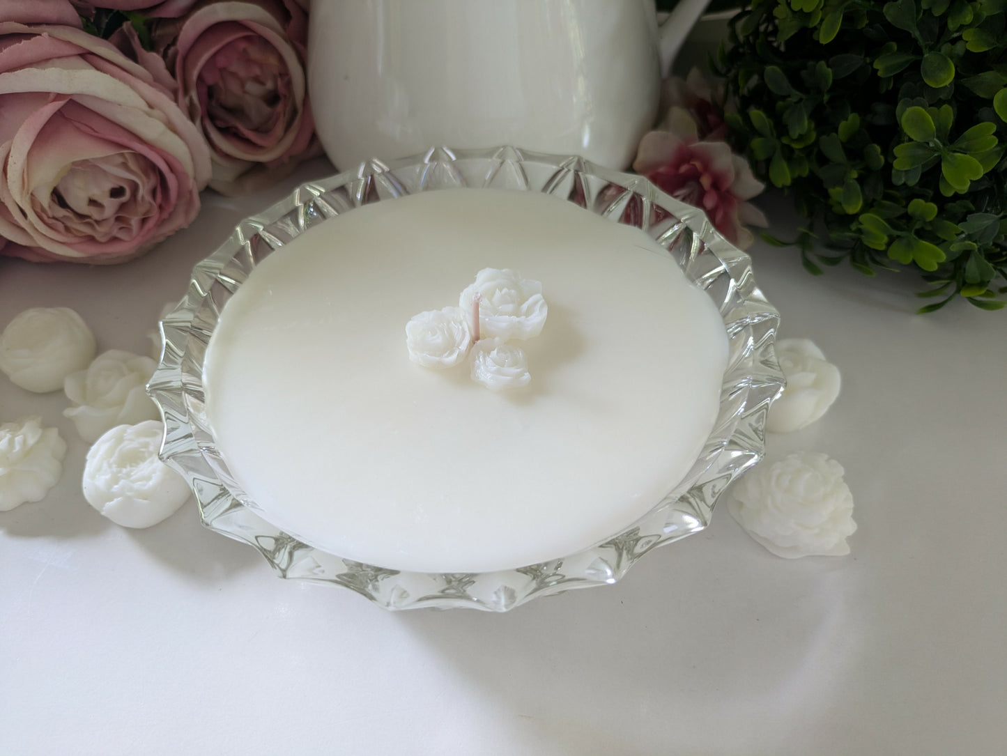 Round Cut Glass - Angel Wings | 500ml