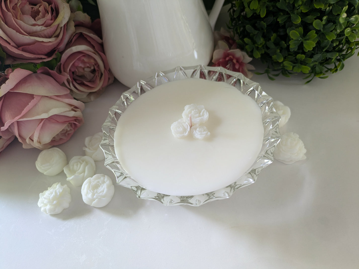 Round Cut Glass - Angel Wings | 500ml