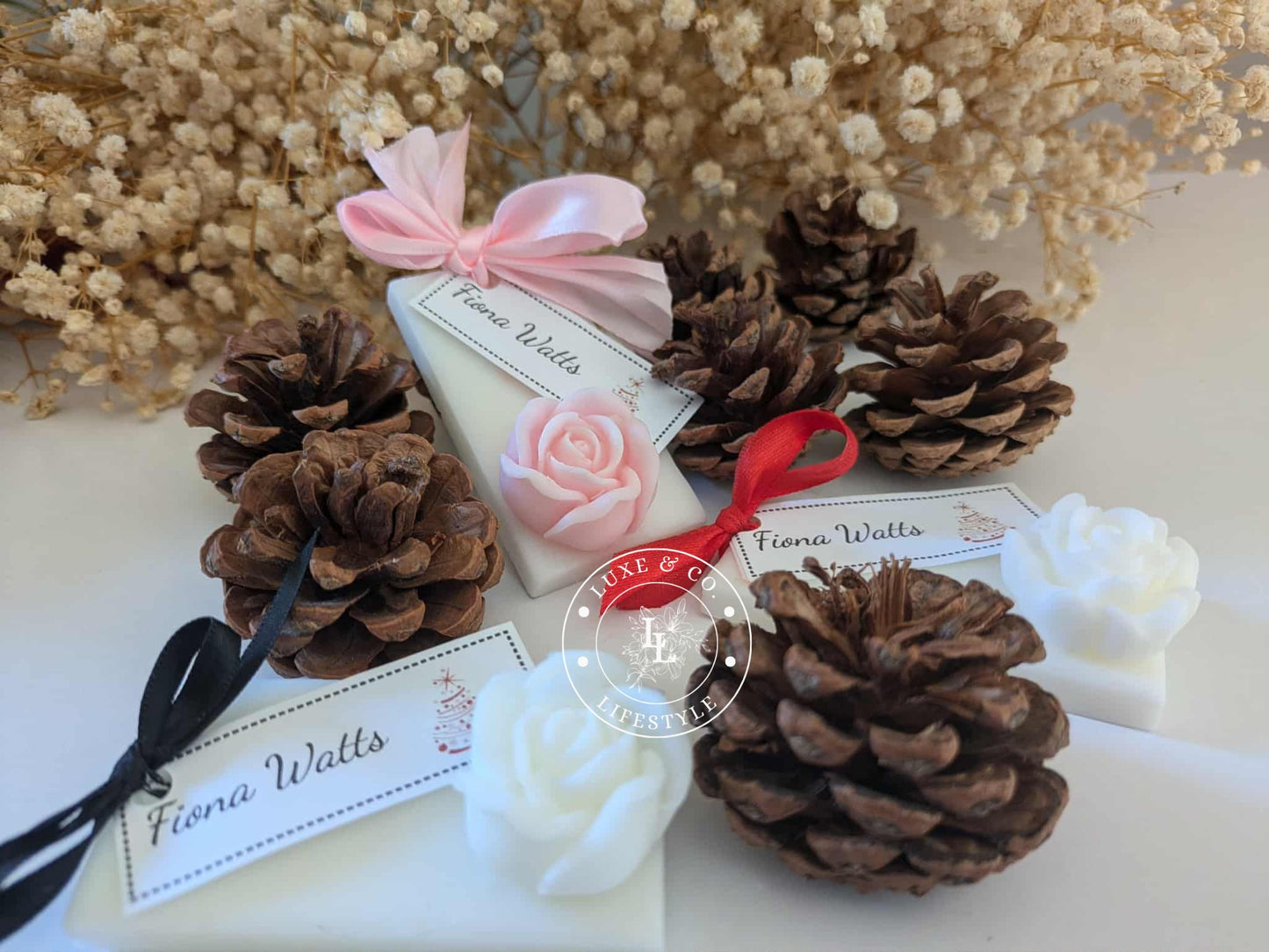 Personlised Ribboned Floral Block