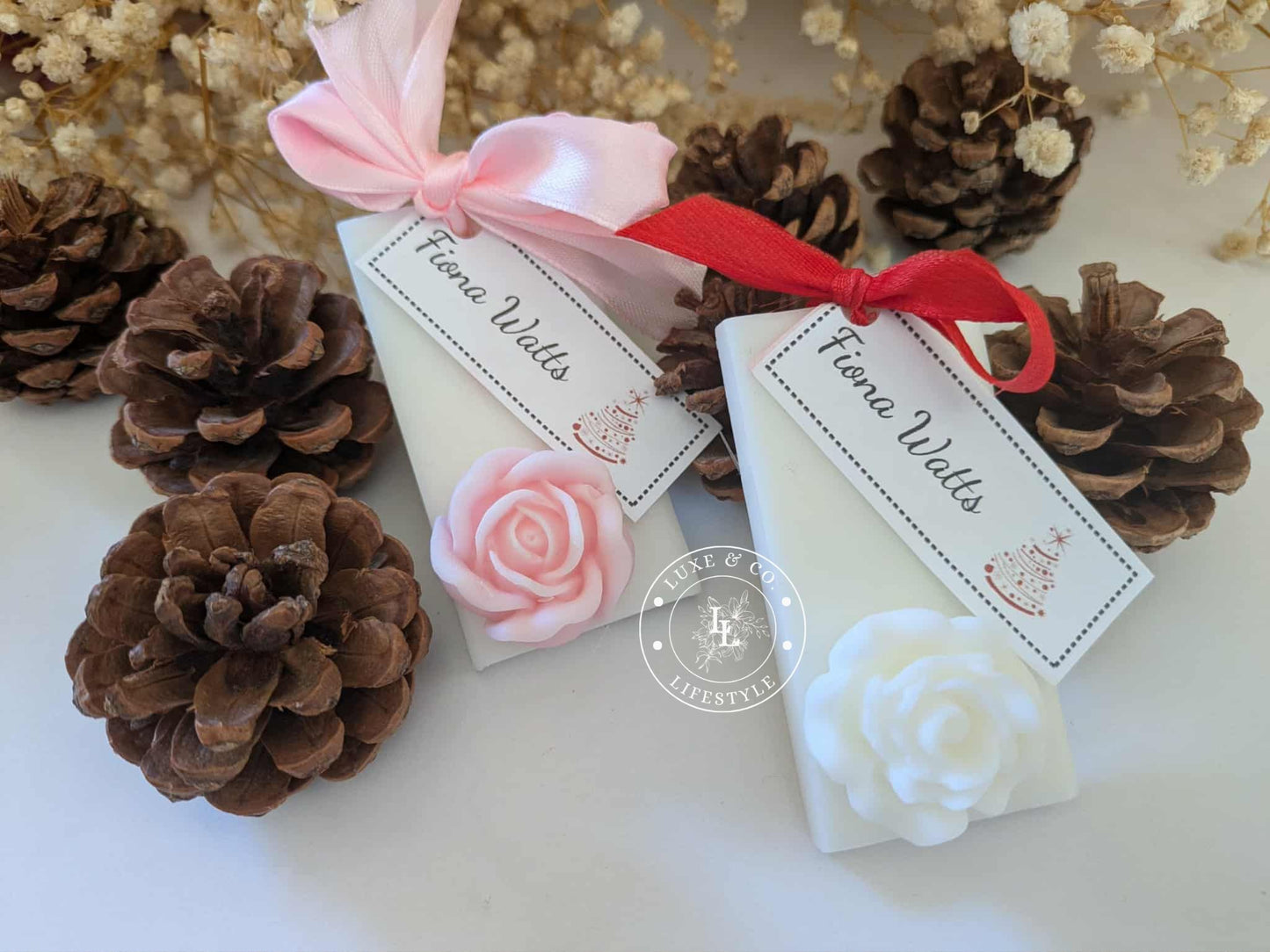 Personlised Ribboned Floral Block