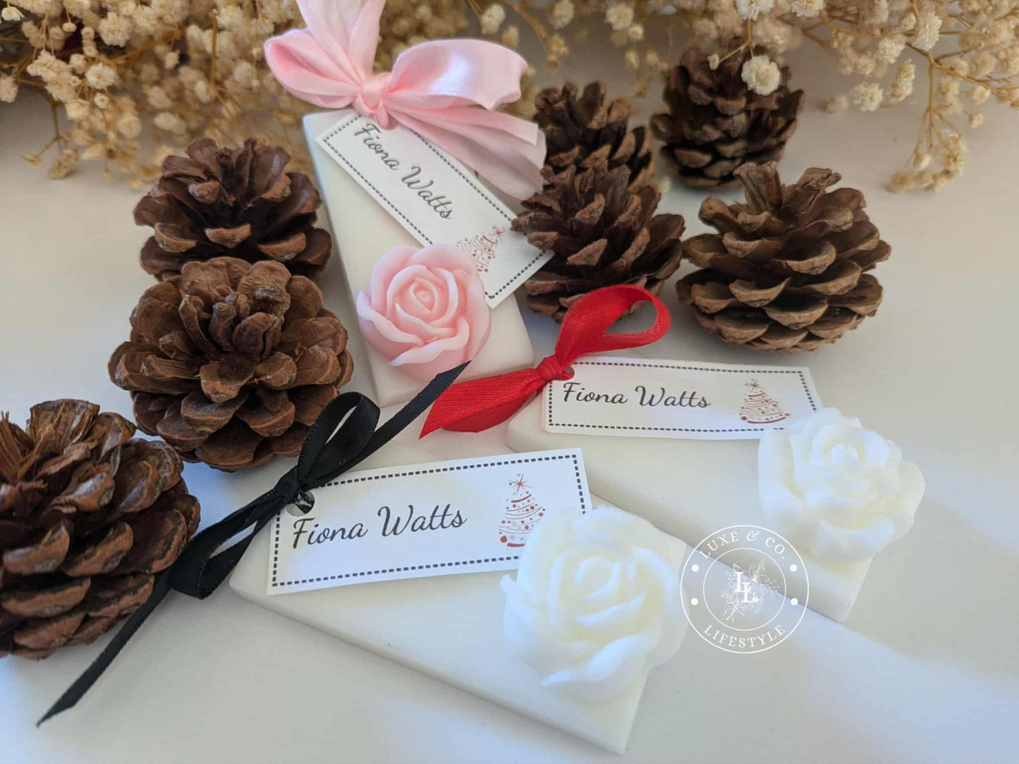 Personlised Ribboned Floral Block