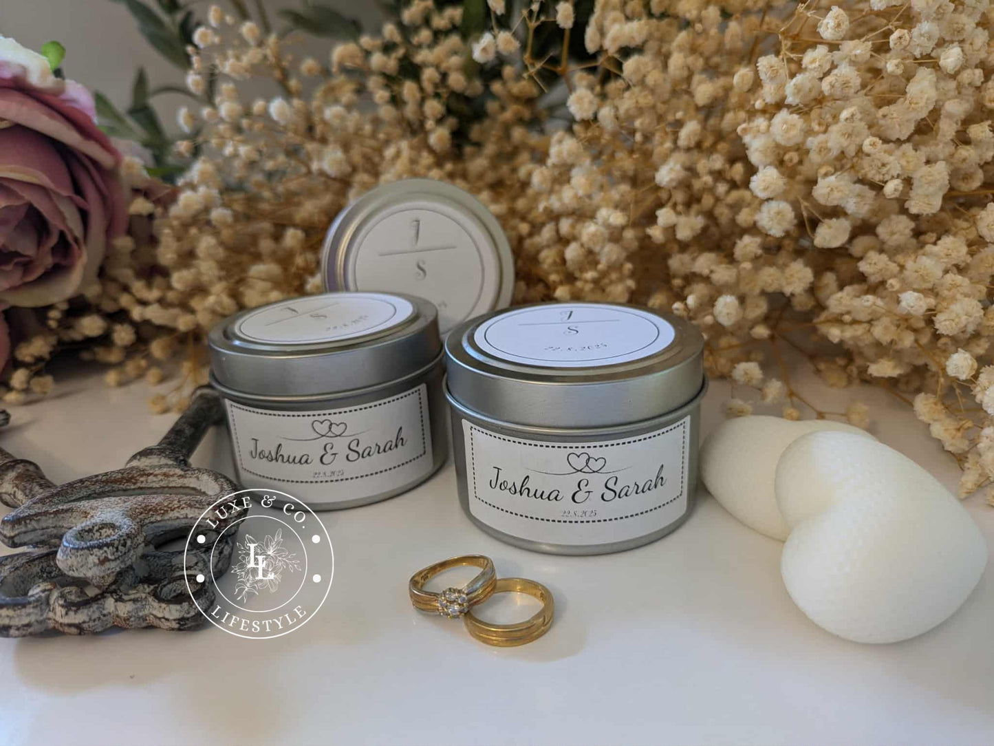 Personalised Mini Tin Candles