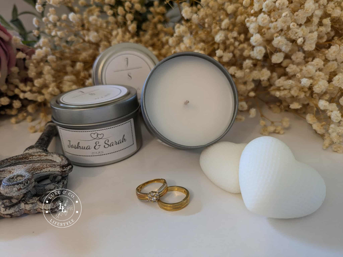 Personalised Mini Tin Candles