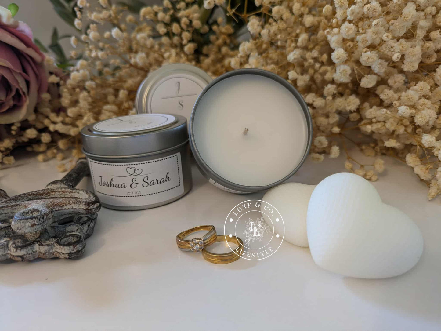 Personalised Mini Tin Candles